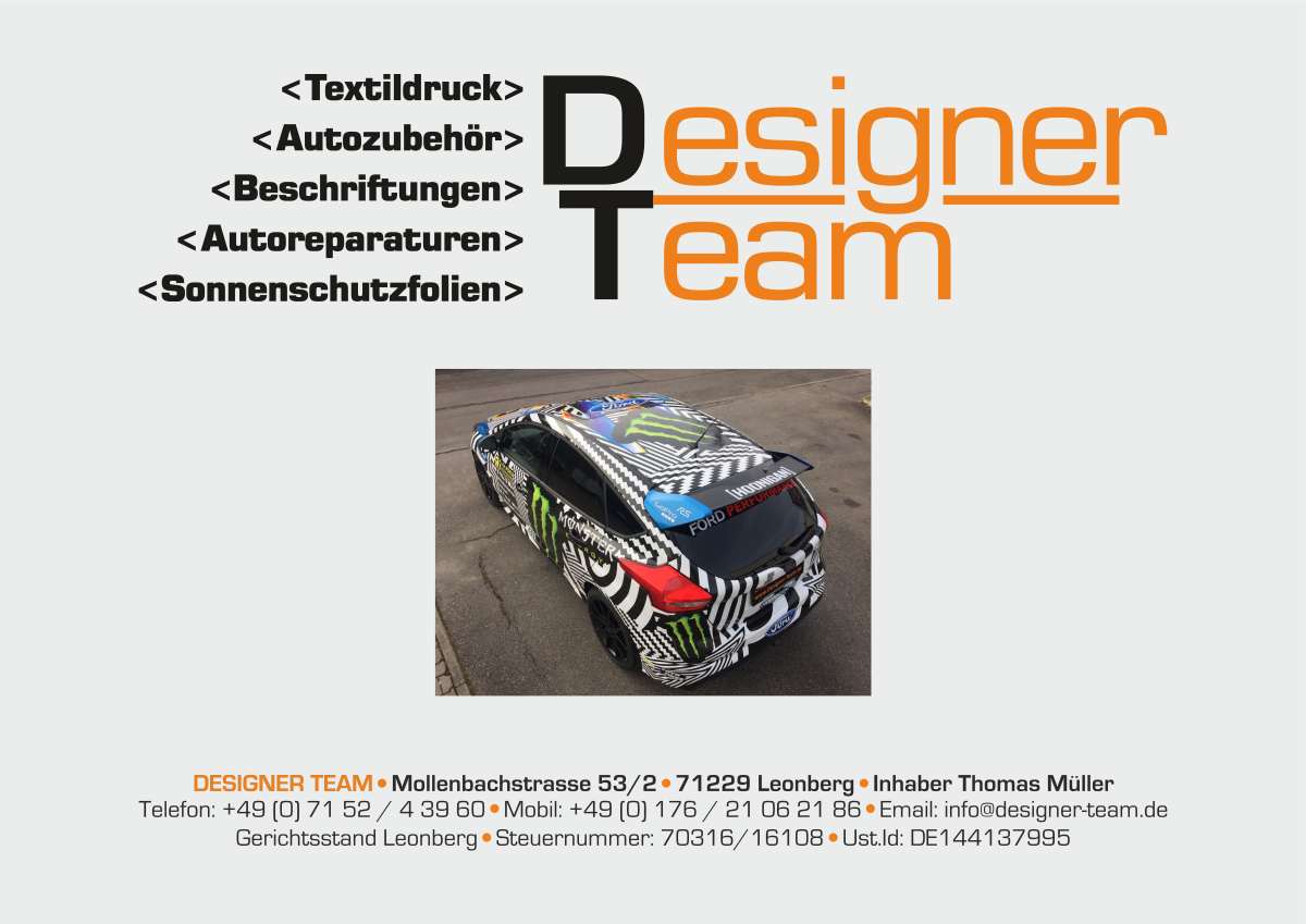 Designer Team Leonberg Startseite
